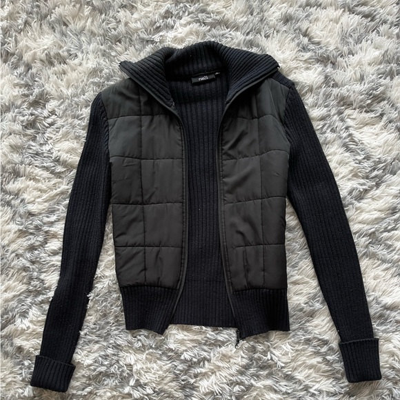 Rue 21 bomber style jacket, black, size small - Picture 5 of 5